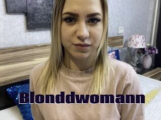 Blonddwomann