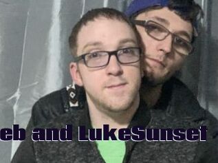 Caleb_and_LukeSunset