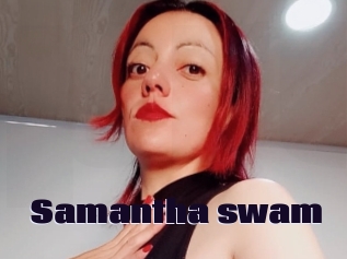 Samantha_swam